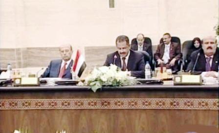 د. مجور في جلسة المباحثات اليمنية السورية أمس